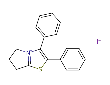 2,3-diphenyl-6,7-dihydro-5<i>H</i>-pyrrolo[2,1-<i>b</i>]thiazolium; iodide