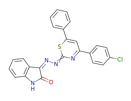 4-p-chlorophenyl-6-phenyl-2-[2-oxo-2H,3H-benzo(b)pyrrolidine-3-iminyl]imino-2H-1,3-thiazine