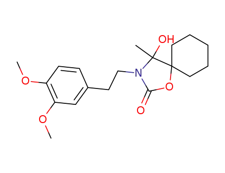 4-hydroxy-3-[2-(3,4-dimethoxyphenyl)ethyl]-4-methyl-1-oxa-3-azaspiro[4.5]decan-2-one