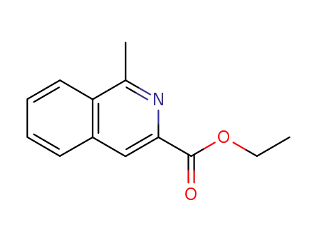 Molecular Structure of 86051-56-1 (1-methyl-3-Isoquinolinecarboxylic acid Ethyl ester)
