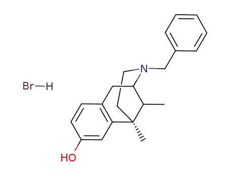 2,6-Methano-3-benzazocin-8-ol,1,2,3,4,5,6-hexahydro-6,11-dimethyl-3-(phenylmethyl)-, hydrobromide,(2R,6R,11R)-rel- (9CI)