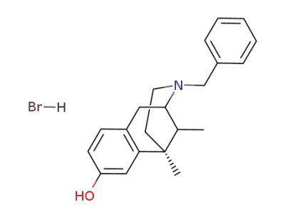 rel-(11R*)-1,2,3,4,5,6-ヘキサヒドロ-6,11-ジメチル-3-(フェニルメチル)-2α*,6α*-メタノ-3-ベンゾアゾシン-8-オール?臭化水素酸塩