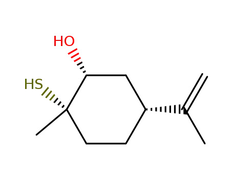 Cyclohexanol, 2-mercapto-2-methyl-5-(1-methylethenyl)-, (1R,2S,5R)-