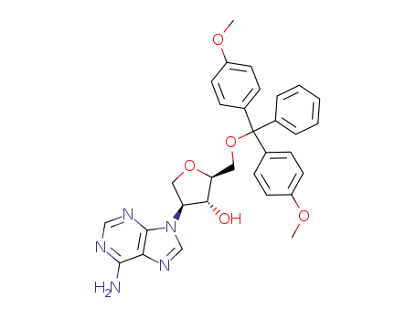 (2S,3R,4S)-4-(6-Amino-purin-9-yl)-2-[bis-(4-methoxy-phenyl)-phenyl-methoxymethyl]-tetrahydro-furan-3-ol