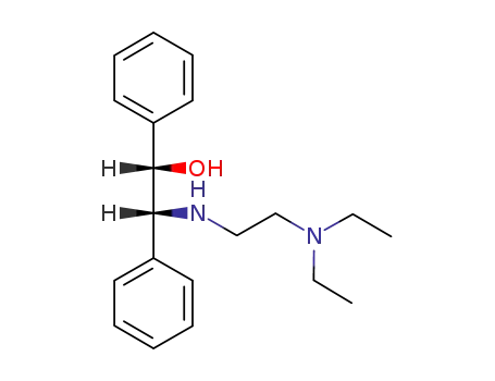 Molecular Structure of 6287-74-7 ((1R,2S)-2-{[2-(diethylamino)ethyl]amino}-1,2-diphenylethanol)