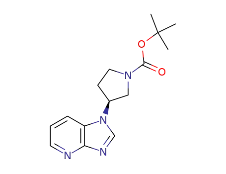 1-Pyrrolidinecarboxylic acid, 3-(1H-imidazo[4,5-b]pyridin-1-yl)-,
1,1-dimethylethyl ester, (3S)-
