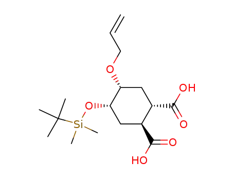 (1S,2S,4R,5S)-4-Allyloxy-5-(tert-butyl-dimethyl-silanyloxy)-cyclohexane-1,2-dicarboxylic acid