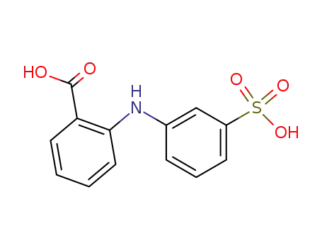 Molecular Structure of 27696-27-1 (2-[(3-Sulfophenyl)amino]benzoic acid)