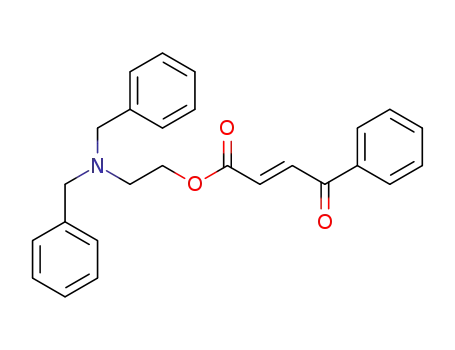 2-Butenoic acid, 4-oxo-4-phenyl-, 2-[bis(phenylmethyl)amino]ethyl ester,
(2E)-