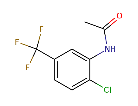 Molecular Structure of 6938-73-4 (N-[2-chloro-5-(trifluoromethyl)phenyl]acetamide)