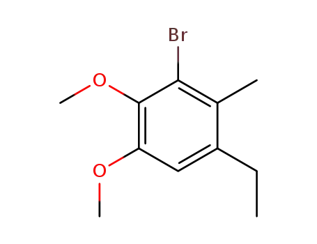 1-ethyl-3-bromo-4,5-dimethoxy-2-methyl-benzene