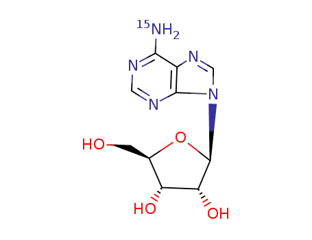 Molecular Structure of 41547-82-4 (Adenosine-15N)