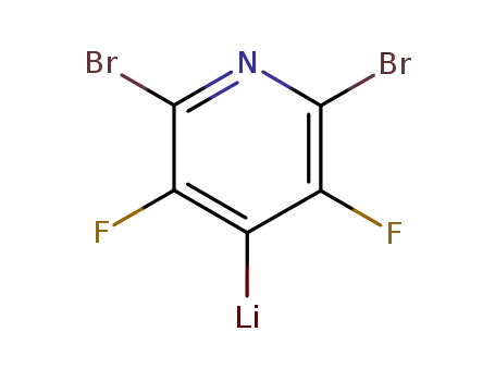 4-lithio-2,6-dibromo-3,5-difluoropyridine