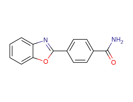Molecular Structure of 64588-97-2 (Benzamide, 4-(2-benzoxazolyl)-)