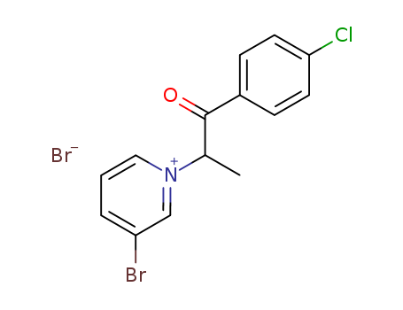 Pyridinium,3-bromo-1-[2-(4-chlorophenyl)-1-methyl-2-oxoethyl]-, bromide (1:1)