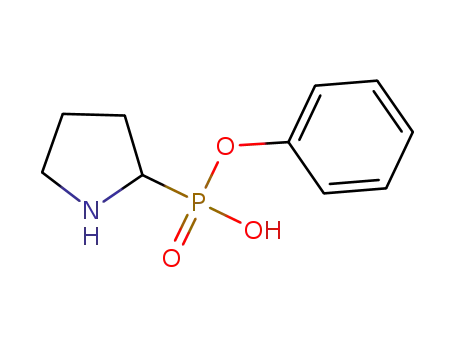 Phenoxy(pyrrolidin-2-yl)phosphinic acid