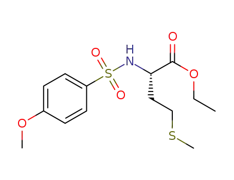 2-(4-methoxy-benzenesulfonylamino)-4-methylsulfanyl-butyric acid ethyl ester