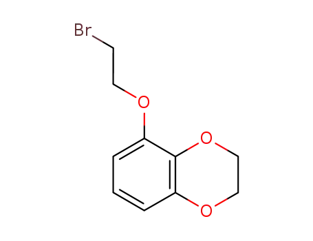 Molecular Structure of 1710-62-9 (5-(2-Bromoethoxy)-2,3-dihydro-1,4-benzodioxine)