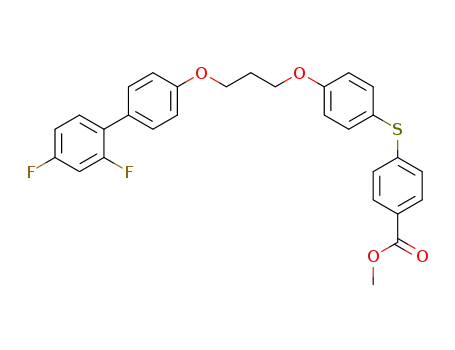 methyl 4-[(4-{3-[(2',4'-difluorobiphenyl-4-yl)oxy]propoxy}phenyl)sulfanyl]benzoate