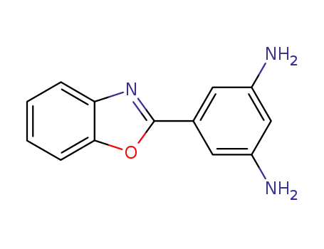 Molecular Structure of 56629-40-4 (5-BENZOOXAZOL-2-YL-BENZENE-1,3-DIAMINE)