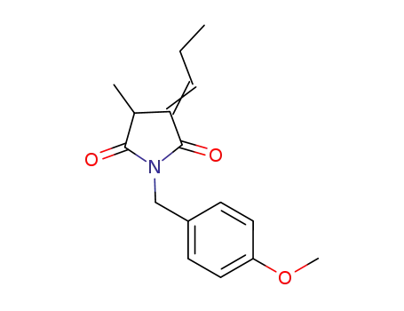 1-(4-methoxy-benzyl)-3-methyl-4-propylidene-pyrrolidine-2,5-dione