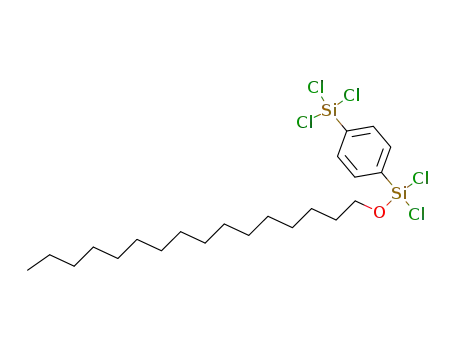 Silane, dichloro(hexadecyloxy)[4-(trichlorosilyl)phenyl]-