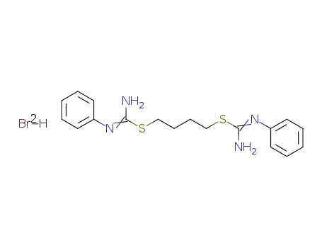 Carbamimidothioic acid,phenyl-, 1,4-butanediyl ester, dihydrobromide (9CI)