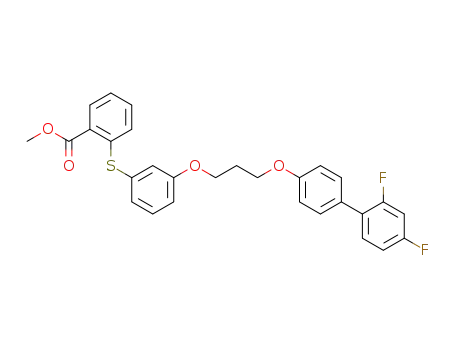 methyl 2-[(3-{3-[(2',4'-difluorobiphenyl-4-yl)oxy]propoxy}phenyl)sulfanyl]benzoate