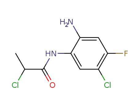<i>N</i>-(2-amino-5-chloro-4-fluoro-phenyl)-2-chloro-propionamide