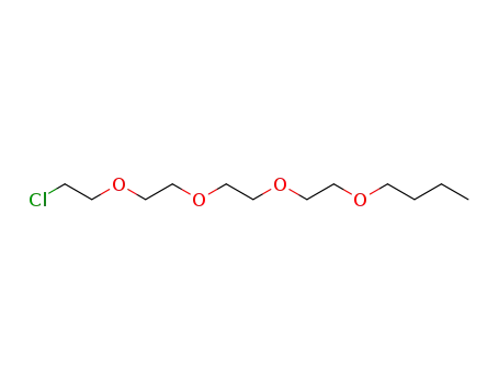 Molecular Structure of 52184-06-2 (1-(2-{2-[2-(2-Chloro-ethoxy)-ethoxy]-ethoxy}-ethoxy)-butane)