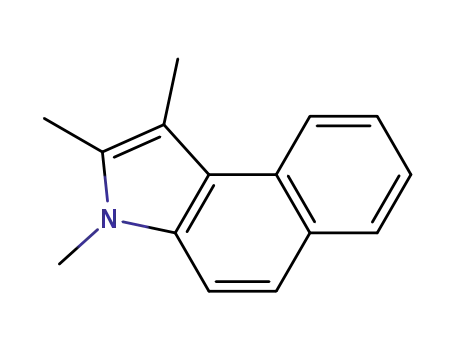 Molecular Structure of 881219-73-4 (1,2,3-Trimetyl-1H-benzo[e]indole)