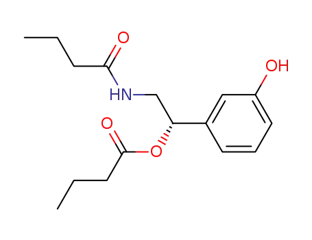 Butanoic acid, (1S)-1-(3-hydroxyphenyl)-2-[(1-oxobutyl)amino]ethyl
ester