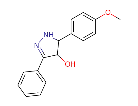 3-phenyl-5-(4-methoxyphenyl)-4-hydroxy-4,5-dihydro-1H-pyrazole