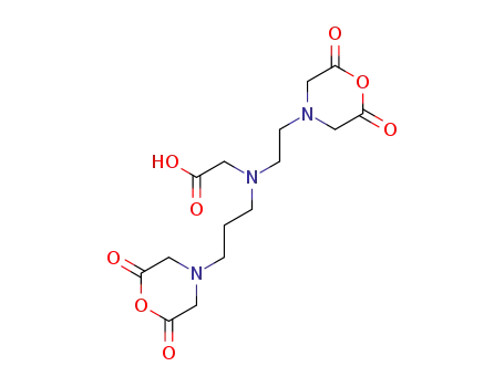 Molecular Structure of 127902-41-4 (N-[2-(2,6-dioxo-4-morpholinyl)ethyl]-N-[3-(2,6-dioxo-4-morpholinyl)propyl])