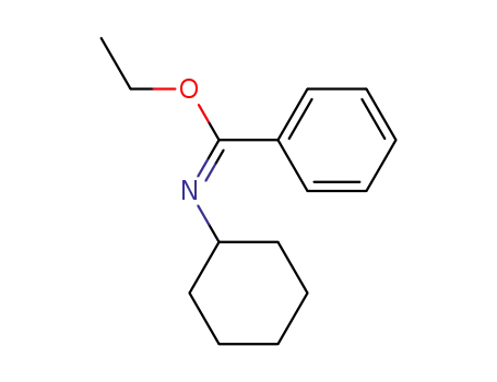 Molecular Structure of 23604-74-2 (Ethyl-N-cyclohexylbenzimidat)
