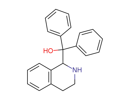Molecular Structure of 17163-54-1 (diphenyl(1,2,3,4-tetrahydroisoquinolin-1-yl)methanol)