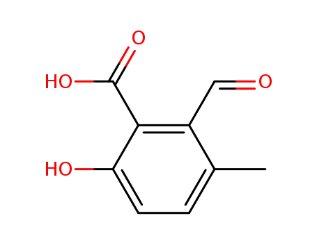 2-formyl-6-hydroxy-3-methyl-benzoic acid