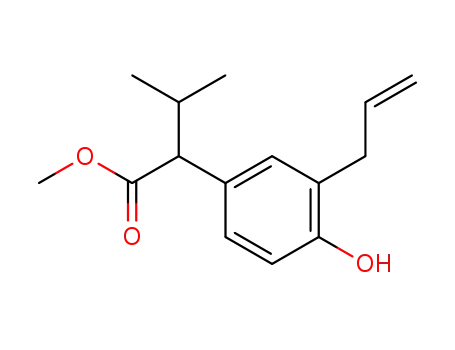 methyl 2-(3-allyl-4-hydroxyphenyl)-3-methyl butanoate