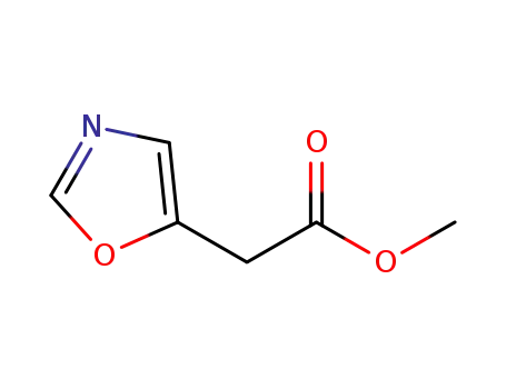 Molecular Structure of 947771-08-6 (Oxazol-5-yl-acetic acid methyl ester)