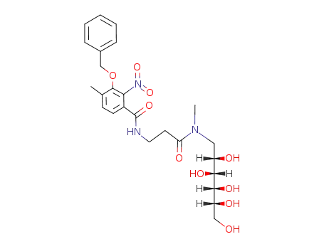 N-<2-<(1-deoxy-D-sorbitolyl)(methyl)carbamoyl>ethyl>2-nitro-3-benzyloxy-4-methylbenzamide