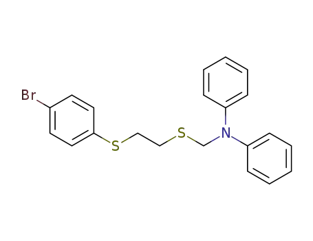 Dithioethylenglykoldiphenylenaminomethyl-(p-brom-phenyl)-diether