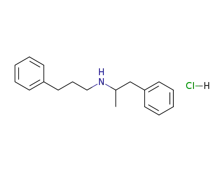 Molecular Structure of 30388-04-6 (Benzenepropanamine,N-(1-methyl-2-phenylethyl)-, hydrochloride (1:1))