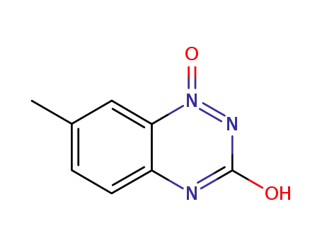 Molecular Structure of 27446-11-3 (1,2,4-Benzotriazin-3(2H)-one, 7-methyl-, 1-oxide)