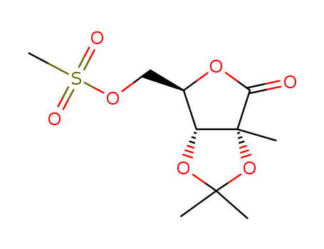 D-Ribonic acid,2-C-methyl-2,3-O-(1-methylethylidene)-, g-lactone, 5-methanesulfonate