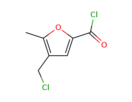 4-(Chloromethyl)-5-methylfuran-2-carbonyl chloride