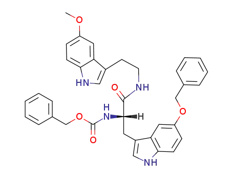 L-N-Z-5-(benzyloxy)tryptophan <2-(5-methoxy-3-indolyl)ethyl>amide