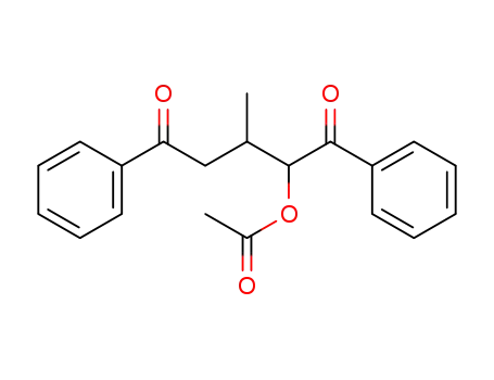 Acetic acid 1-benzoyl-2-methyl-4-oxo-4-phenyl-butyl ester