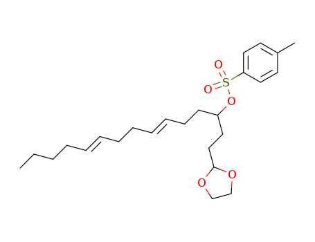Toluene-4-sulfonic acid (4E,8E)-1-(2-[1,3]dioxolan-2-yl-ethyl)-trideca-4,8-dienyl ester