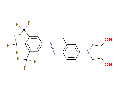 Ethanol,
2,2'-[[3-methyl-4-[[3,4,5-tris(trifluoromethyl)phenyl]azo]phenyl]imino]bis-