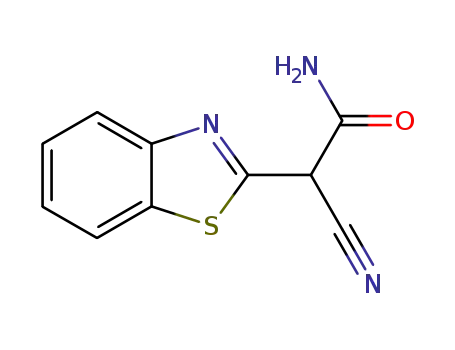 2-벤조티아졸아세트아미드, 알파-시아노-(9CI)